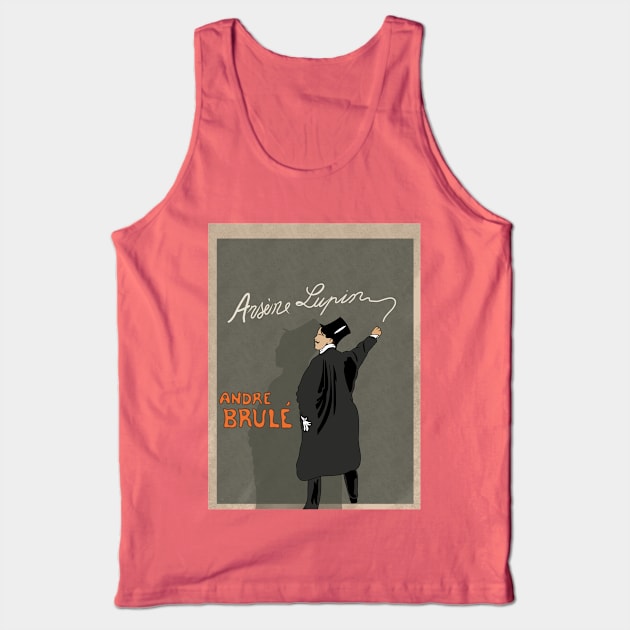 Arsene Lupin Maurice Leblanc Tank Top by Lazarakos